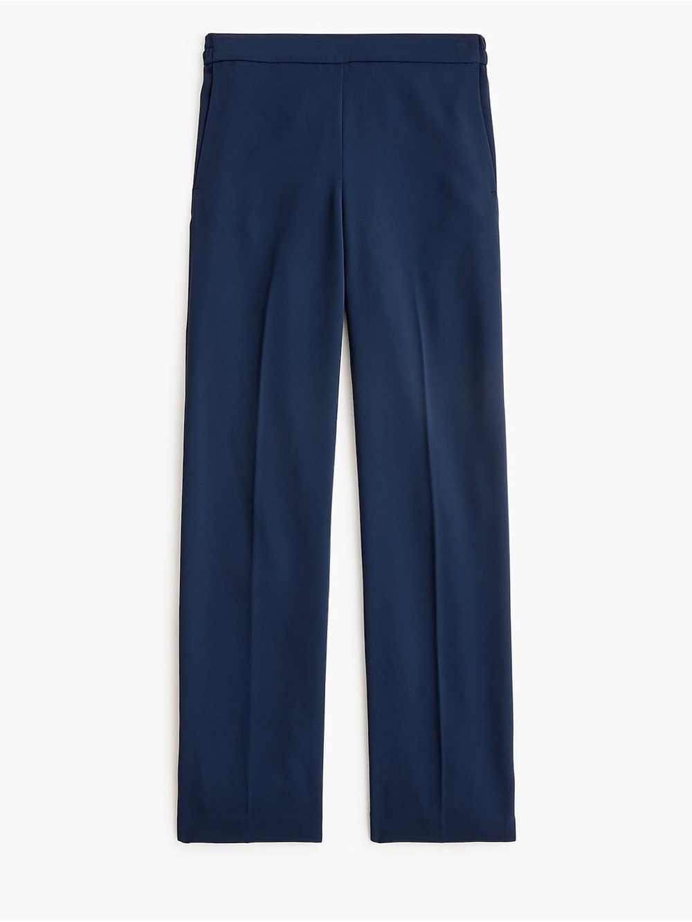 J. Crew Factory Women's Navy Wide-Leg Trousers